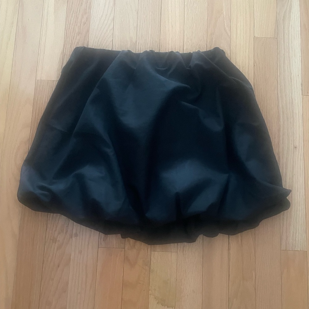 Elegant Black Women's bubble Skirt